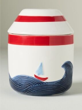 NWT - Maritime Stoneware Butter Crock